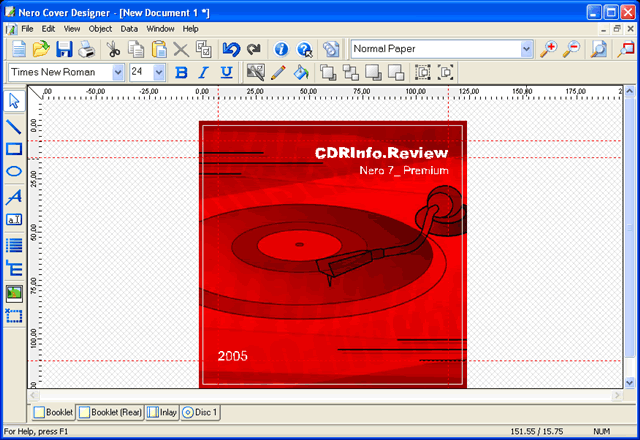 TugaMultimédiaPT: Capas de DVD - Nero Cover Designer Portatil