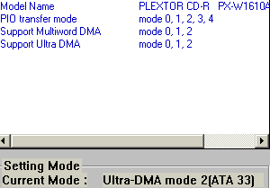 The UDMA 2 mode (jumper hack)