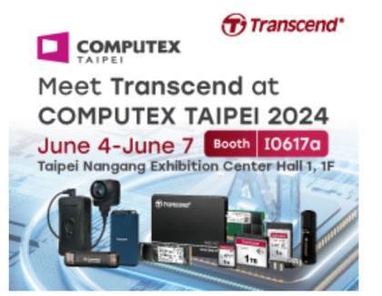 Transcend to Showcase Latest Products & Technologies at COMPUTEX TAIPEI 2024