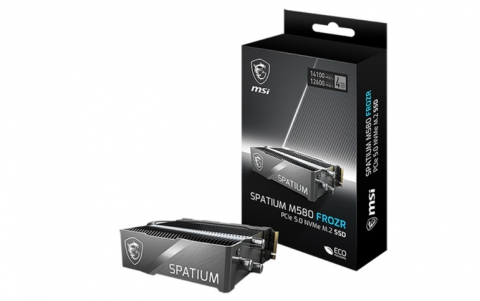 MSI introduces SPATIUM M580 FROZR PCIe Gen 5 SSD