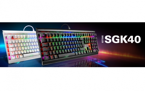Sharkoon announces SKILLER SGK40 | Customizable Gaming Keyboard with Edge Light
