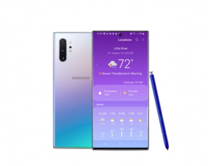 Samsung Galaxy Note10 Users to Get Upgraded Weather Data