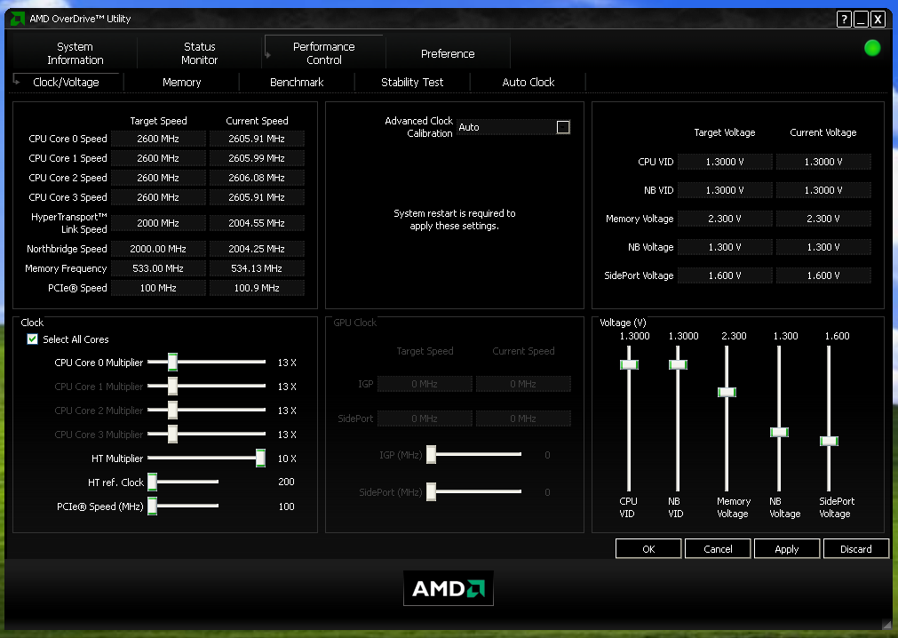 Advanced clock. Разгон Phenom II x4 920. Норма CPU Voltage. Аналоговый индикатор частоты процессора в компьютере. AMD Overdrive Utility (AOD) V3.2.2.0452.