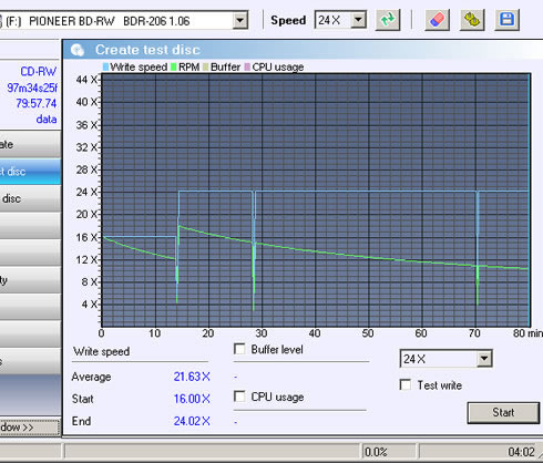 Pioneer bd-rw bdr-206d