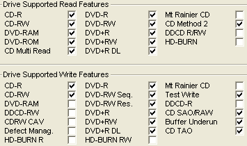 Premiers DVD+R 16x, DVD-RW 6x et TDK DVD+R9