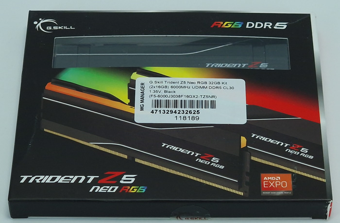 G.Skill Trident Z5 RGB 32 GB DDR5-6000mhz CL30