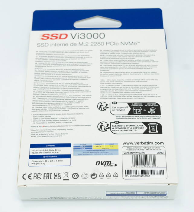 Disque SSD Vi7000G Internal PCIe NVMe M.2, 2 To