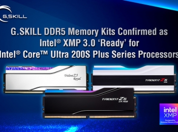 G.SKILL DDR5 Memory Kits Confirmed as Intel XMP 3.0 'Ready' for Intel Core Ultra 200S Plus Series Processors