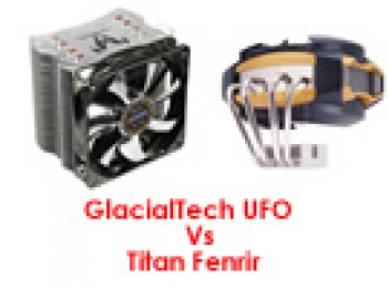 LGA 1366 CPU Coolers: GlacialTech UFO V51 Vs Titan Fenrir