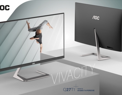 AOC’s Q27T1 Monitor – Design by Studio F. A. Porsche Hits the Stores
