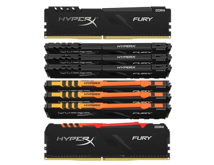 HyperX Expands Memory Lineup with FURY DDR4 RGB