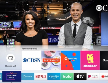 CBSN Joins Over Free TV Channels on Samsung TV Plus