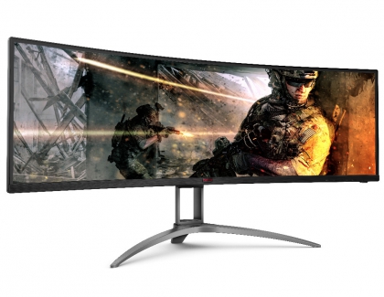 AOC Debuts New 49-inch Ultra Wide Curved Gaming Monitor at CES