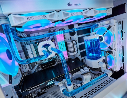 CORSAIR Offers Additional Cooling Components Now in White, Announces RGB Lighting Control for ASUS Aura Sync RGB Motherboards