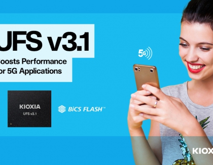 KIOXIA Debuts UFS Ver. 3.1 Embedded Flash Memory Devices, Expands KumoScale Software Suite
