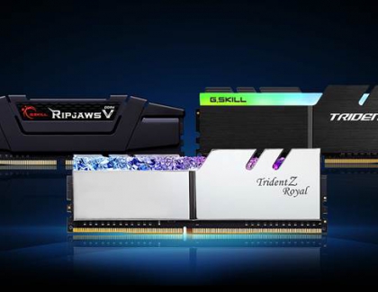 G.SKILL Releases New Low-Latency DDR4-4000 CL16 and DDR4-4400 CL16 Memory Kits