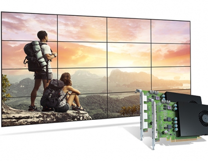 Matrox Introduces The D-Series Graphics Cards for Video Walls