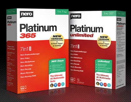 Nero Announces Platinum 365 & Nero Platinum Unlimited