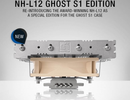 Louqe and Noctua present NH-L12 special edition CPU cooler for the Ghost S1 case