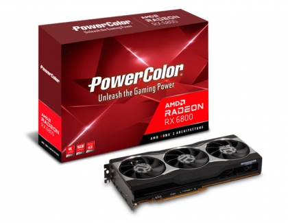 PowerColor Announces Radeon RX 6800 XT and RX 6800 Graphics Cards 