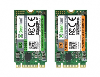 Greenliant Samples Ultra-High Endurance Industrial SATA M.2 SSDs, Supporting 300K P/E Cycles