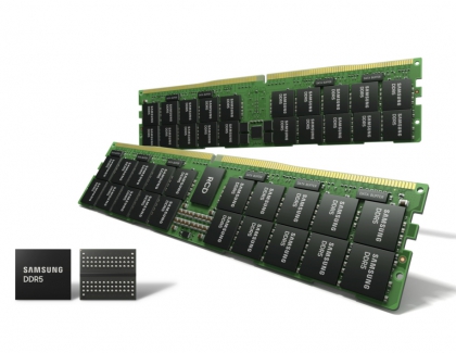 Samsung Starts Mass Production of Most Advanced 14nm EUV DDR5 DRAM