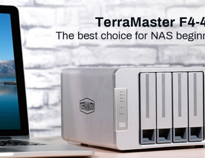 TERRAMASTER INTRODUCES F4-421 PROFESSIONAL NAS WITH INTEL QUAD-CORE PROCESSOR