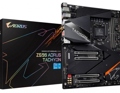 GIGABYTE Z590 AORUS TACHYON Smashes the Overclocking Records with 11900K