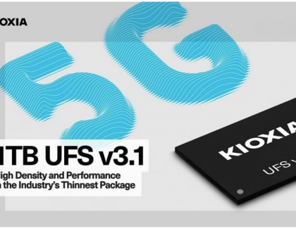 KIOXIA Announces Super Thin 1TB Ver 3.1 UFS Embedded Flash Memory Device