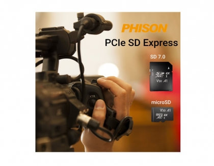 PHISON IS THE FIRST TO SHIP THE NEW PCIe SD EXPRESS CARD (SD 7.0)