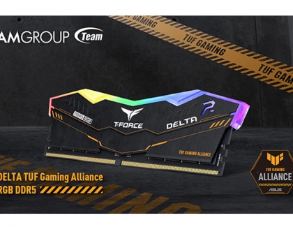 TEAMGROUP T-FORCE Announces the DELTA RGB DDR5 Gaming Memory, the Industry's First Co-branded DDR5 Memory