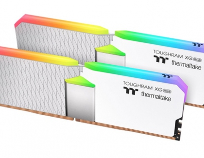 Thermaltake Launches the  White TOUGHRAM XG RGB DDR4 Memory Series
