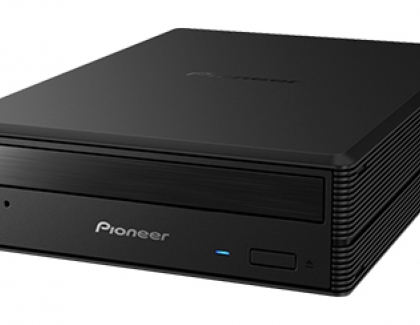 Pioneer released “BDR-X13JBK” external BD writer with improved recording quality, double speed and redesigned front design