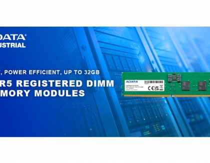 ADATA Industrial Launches Industrial-Grade DDR5 Registered DIMM Memory Modules