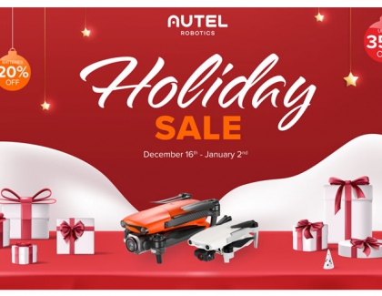 Drone Prices Down 35% in Autel’s Xmas and New Year’s Offer