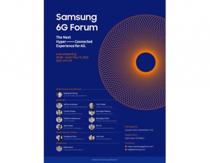 Samsung Electronics Hosts Its First-Ever 6G Forum To Explore the Next-Gen Communications Technologies