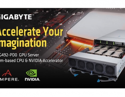 GIGABYTE Releases Arm-Based Processor Server Supercharged for NVIDIA Baseboard Accelerators
