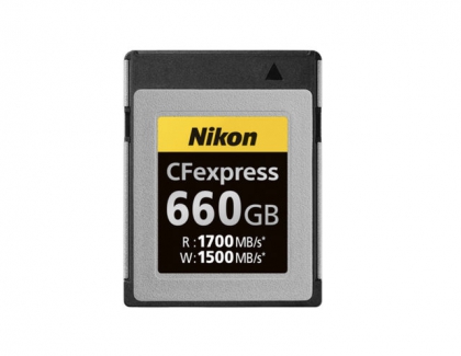 Nikon releases the MC-CF660G memory card