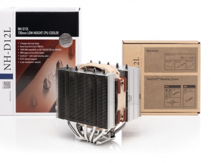Noctua presents NH-D12L low-height 120mm dual tower CPU cooler