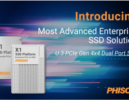 Phison Debuts the X1 to Provide the Industry’s Most Advanced Enterprise SSD Solution