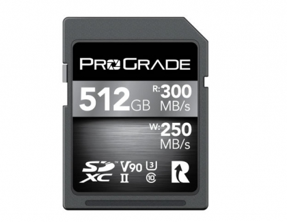 Prograde Digital Announces a Higher Capacity SDXC UHS-II V90 512GB Memory Card