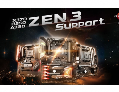 A Huge Step for Unprecedented Compatibility, MSI 300-series Motherboards Are Ready to Support Zen 3 Processors with AGESA Combo PI V2 1.2.0.7