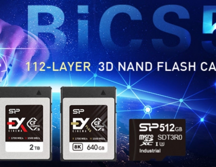 SP Industrial’s BiSC5 Flash Cards for Surveillance Edge and Professional Cinema Storage