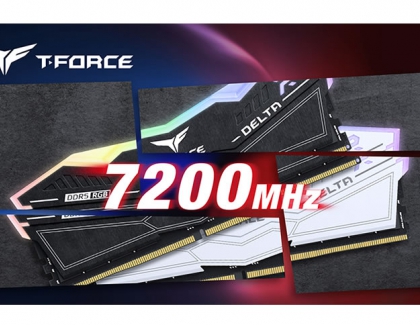 TEAMGROUP Announces New T-FORCE DELTA RGB DDR5 7,200MHz Overclocking Memory Kit