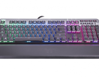 Thermaltake Launches the ARGENT K6 RGB Low Profile Mechanical Gaming Keyboard Cherry MX Red / Speed Silver