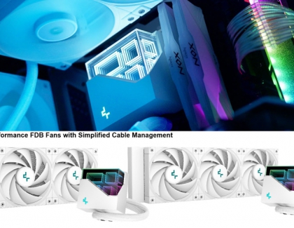 DeepCool Launches the LT WH Premium AIO Liquid Cooler Series – A Unique Design, Now Available in All-White