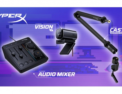 HYPERX UNVEILS WEBCAM AND AUDIO MIXER, MICROPHONE AND CAMERA ARM