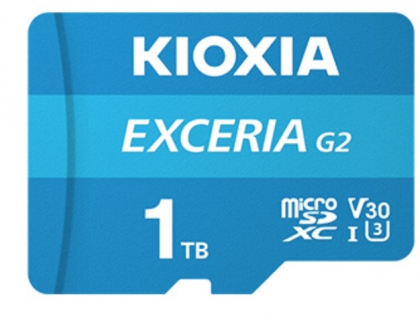 KIOXIA Launches High-Capacity 1TB MicroSD Memory Cards