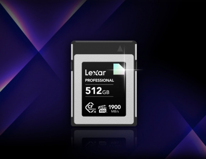 LEXAR ANNOUNCES 512GB CFEXPRESS TYPE-B CARD DIAMOND SERIES