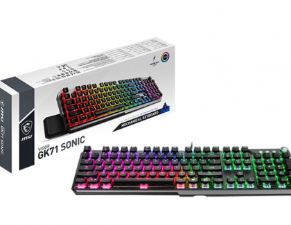 MSI announces VIGOR GK71 SONIC gaming keyboard